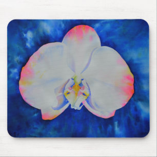 Pink Blush Orchid Mouse Pad
