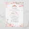 Pink Blush Rose Butterfly Silver Quinceanera