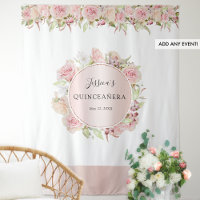 Pink, Blush, Rose Gold Any Event Photo Backdrop