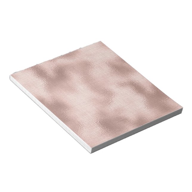 Pink Blush Rose Notepad (Angled)