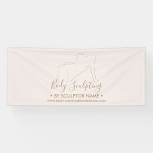 Pink Body sculpting contouring spa Banner