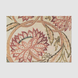 Pink Bohemian Flowers Tissue Paper