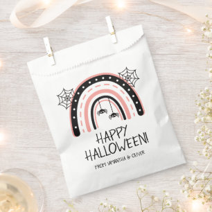 Pink Boho Rainbow Halloween Favour Bags
