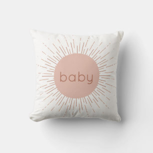 Pink Boho Sun Cushion