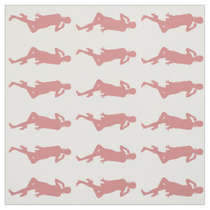 Pink Bold Mod GoGo Girls Fabric