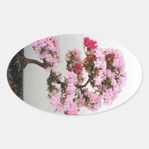 Pink Bonsai Tree stickers