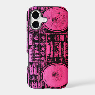 Pink boombox
