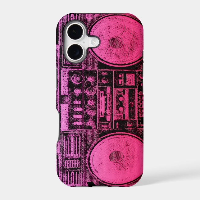 Pink boombox (Back)