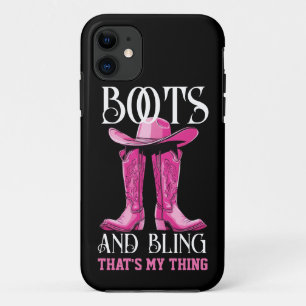 Pink Boots and Bling That's My Thing Case-Mate iPhone Case