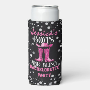 Pink Boots and Bling That's My Thing Seltzer Can Cooler