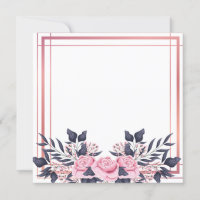 Pink Border Floral Bouquet