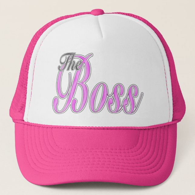 Pink Boss Lady Hat (Front)