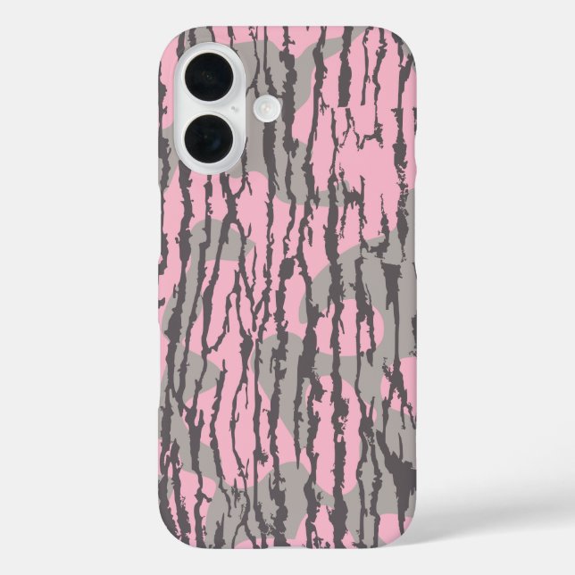 Pink Bottomland Camo Girls Bottomland Camo Pink Case-Mate iPhone Case (Back)