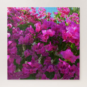 Pink Bougainvillaea Flowers, Jigsaw Puzzle