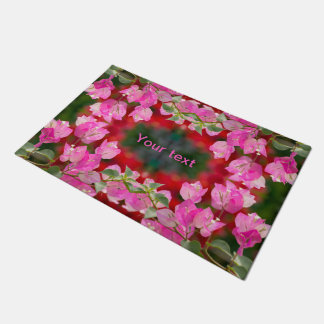 Pink Bougainvillea flower Doormat