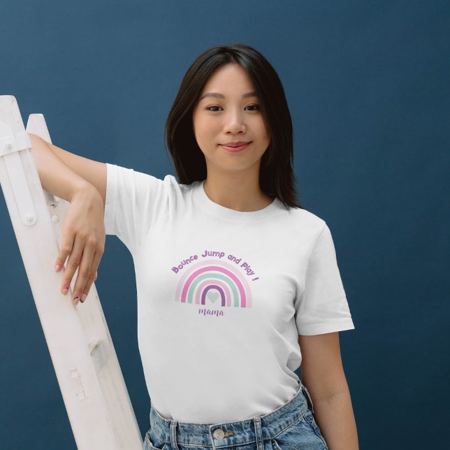 Pink Bounce House Castle Birthday T-Shirt (Creator Uploaded)