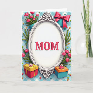 Pink Bouquet Mothers Day Card