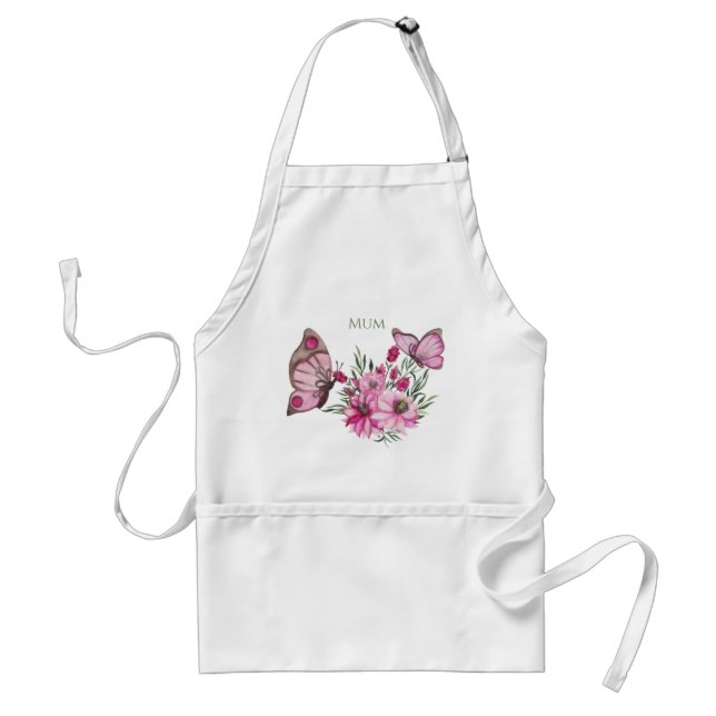 Pink Bouquet Standard Apron (Front)