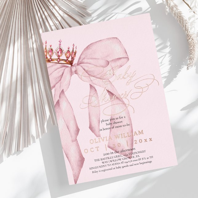  Pink Bow Baby Girl Shower (Creator Uploaded)