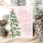Pink Bow Baby It's Cold Outside Baby Shower Invitation<br><div class="desc">Add a cosy and festive touch to your baby shower with our Pink Bow Christmas Baby It's Cold Outside Baby Shower Invitation! Featuring a delicate pink bow and a winter-themed design, this invitation is perfect for celebrating your upcoming bundle of joy during the holiday season. The charming and elegant layout...</div>