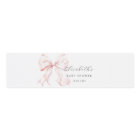 Pink Bow Baby Shower