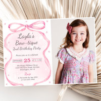 Pink Bow Boutique 2nd Birthday Party Photo