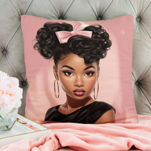 Pink Bow Chic Cushion