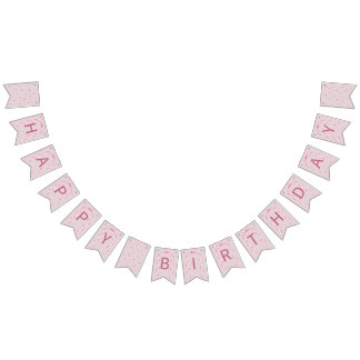 Pink Bow Coquette Birthday  Bunting