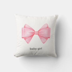 Pink Bow Cushion