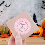 Pink Bow Cute Ghost Halloween Kids Birthday Classic Round Sticker<br><div class="desc">Add a charming and playful touch to your little one's Halloween-themed birthday party with the Pink Bow Cute Ghost Halloween Kids Birthday Classic Round Sticker. This delightful design features an adorable ghost sporting a sweet pink bow, perfectly blending a spooky vibe with heartwarming cuteness. The pastel pink accents and soft...</div>