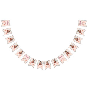 Pink Bow First Birthday! Bunting