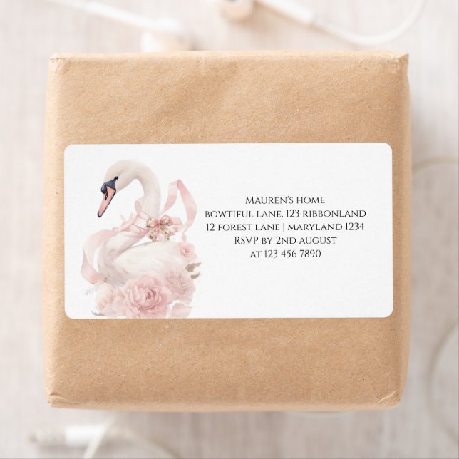 Pink Bow Girl Baby Shower  (Insitu)