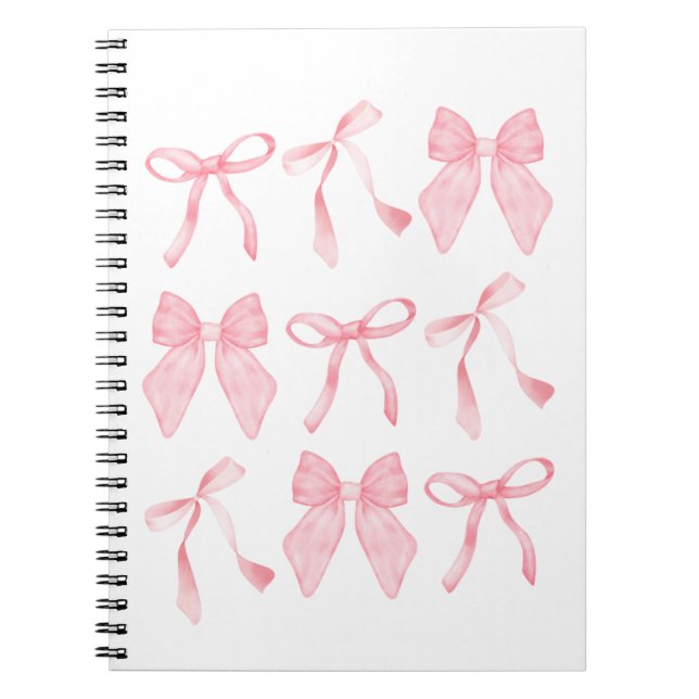 Pink bow Notebook (Front)