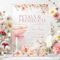 Pink Bow Petals & Prosecco Blush Bridal Shower 