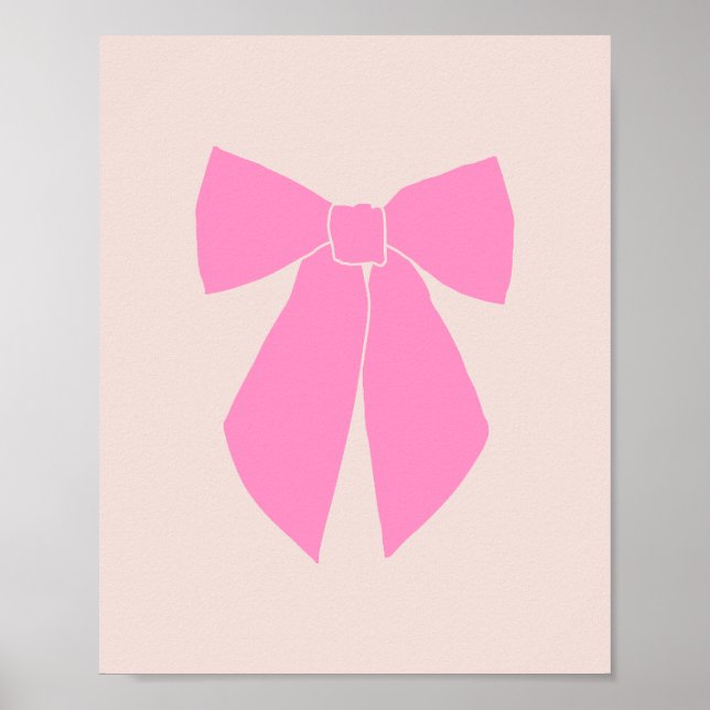 Pink Bow Poster (Front)