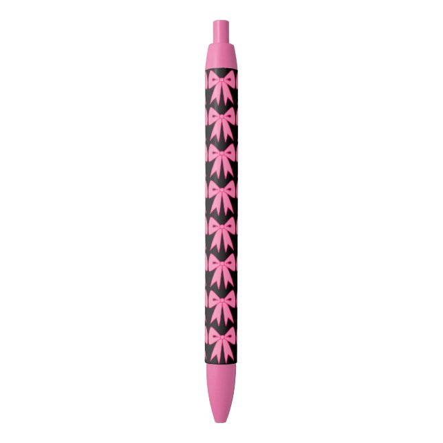 Pink Bow School Office Pen Gift (Front Vertical)