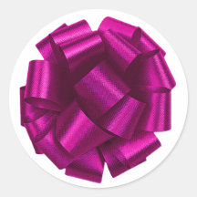 Pink Bow Stickers