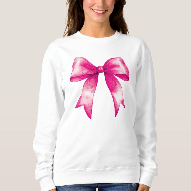 Pink bow sweatshirt (Front)