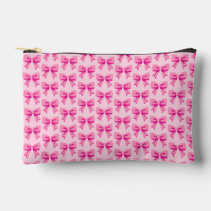 Pink Bows Accessory Pouch