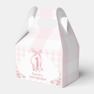 Pink Bows Coquette Birthday Favor Box