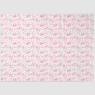 Pink Bows & Dots Tissue Paper