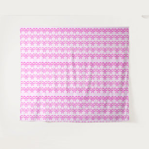 Pink Bows Extra Large Tapestry 88" x 104"