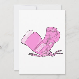 pink boxing gloves vector