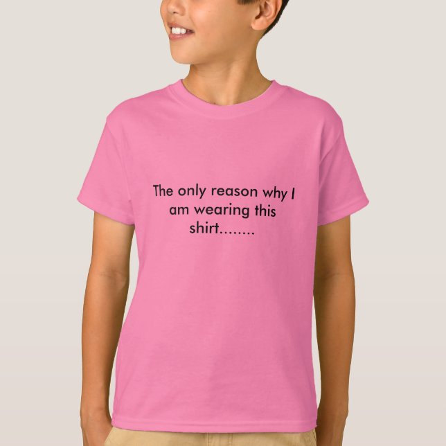 Pink Boy's shirt (Front)