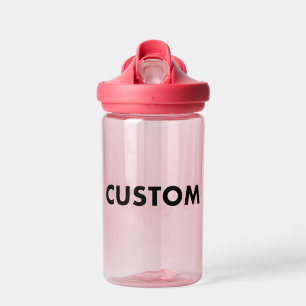 PINK BPA Free Kids Custom Water Bottle Blank
