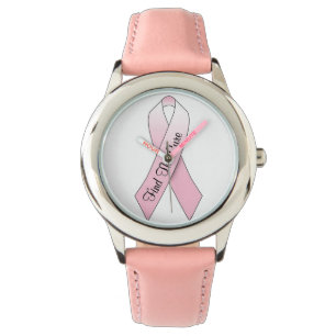 Pink Breast Cancer Awareness Ribbon Watch