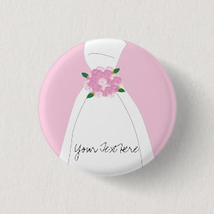 Pink Bridal Button
