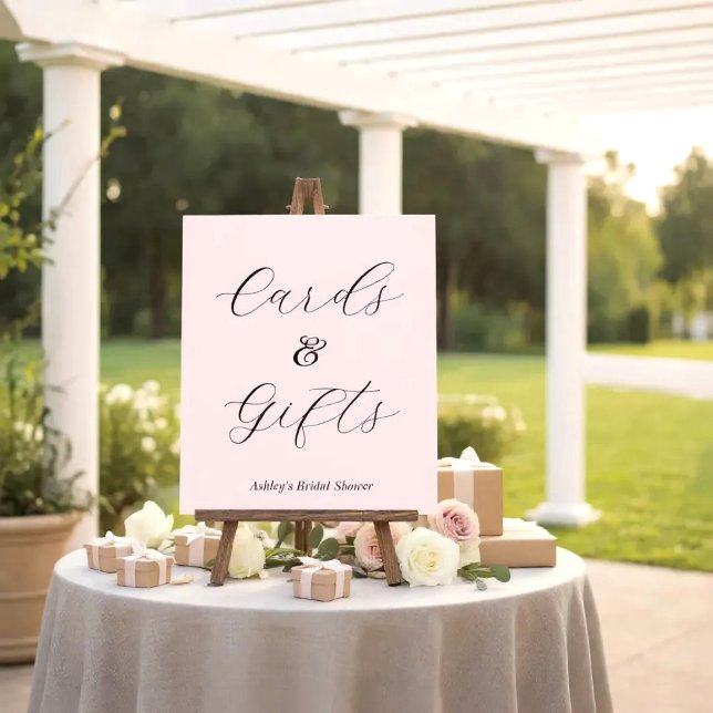 Pink Bridal Shower Cards Gifts    Poster (Creator Uploaded)