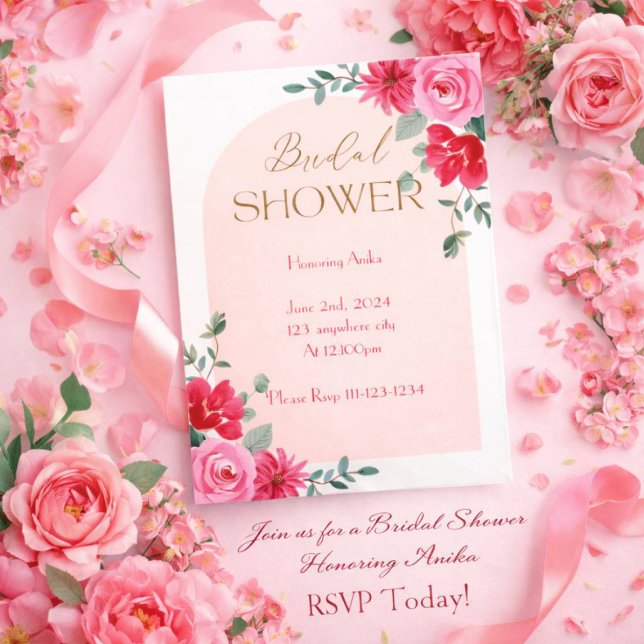 PINK BRIDAL SHOWER INVITATION (Creator Uploaded)