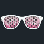 Pink Bride in Script Wedding Retro Sunglasses<br><div class="desc">Stylish sunglasses for the bride to be features Bride in a pretty white script font with pink ombre shades background.</div>